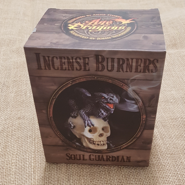 Age of Dragons Incense Burner - Dragon and Skull