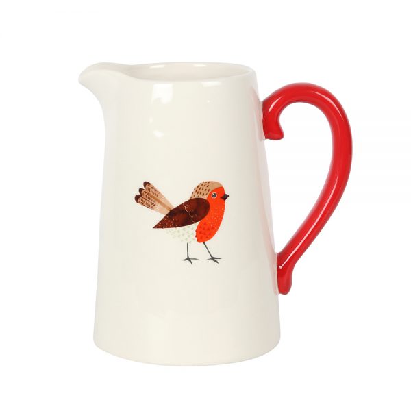 robin flower jug 17cm