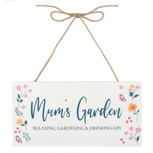 Mum's Garden Hanging Sign