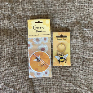Queen Bee Key Ring and Air Freshner