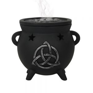 Incense Cone Holder - Triquetra Cauldron