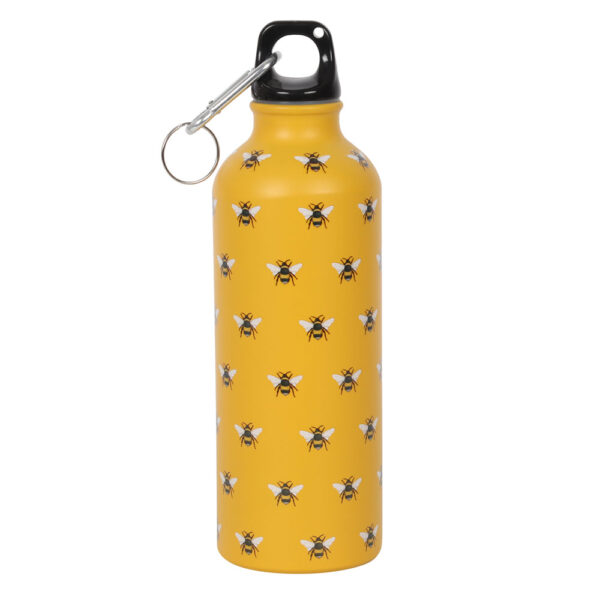 bee print water bottle