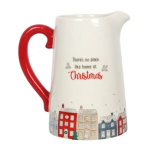 Christmas Village Flower Jug