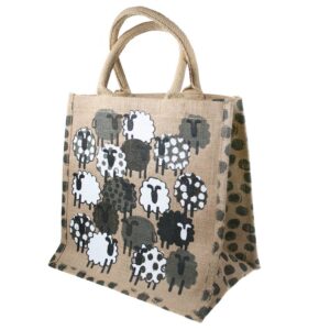 Jute Shopping Bag Sheep