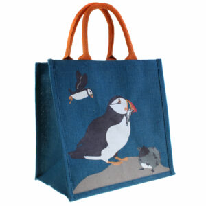 Jute Shopping Bag - Puffin