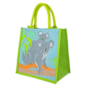 Jute Shopping Bag Koala Design