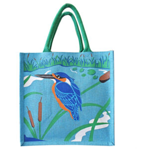 Jute Shopping Bag - Kingfisher