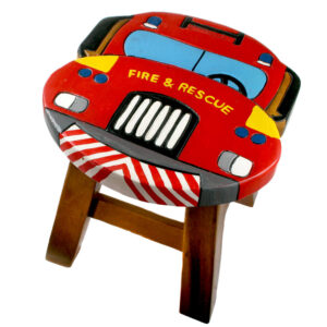 Children's Stool Fire Engine