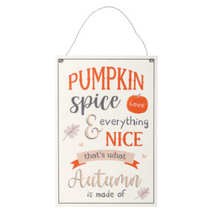 Pumpkin Spice Hanging Sign