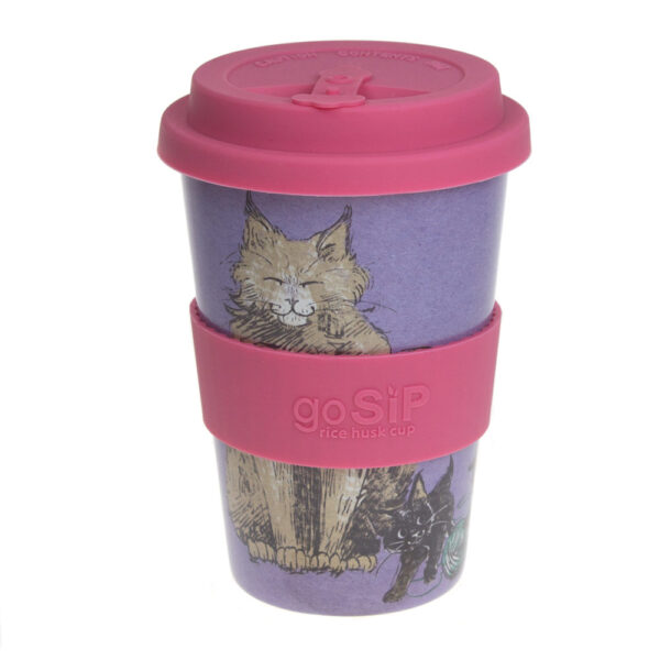 Rice Husk Travel Cup - Cat