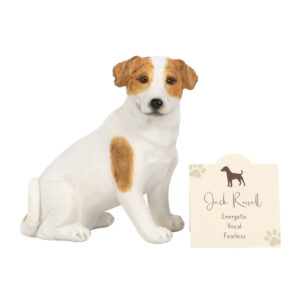 Jack Russell Dog Ornament with Sentiment Card