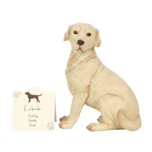 Yellow Labrador Ornament with Sentiment Card