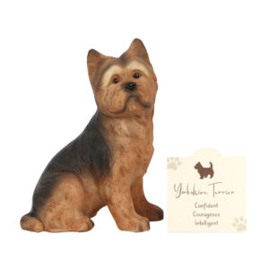 Yorkshire Terrier Ornament and Sentiment Card