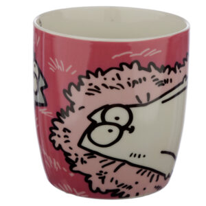 Simon's Cat Mug in Pink