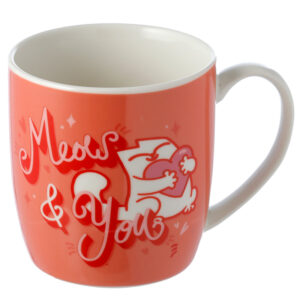 Simon's Cat Valntine's Day Mug Red Front