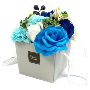 Soap Flowers - Blue Wedding Bouqet
